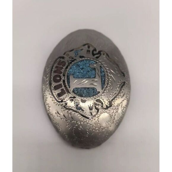 Vintage Lions International Belt Buckle 1970's - Picture 4 of 7